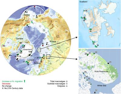 Imprint of Climate Change on Pan-Arctic Marine Vegetation